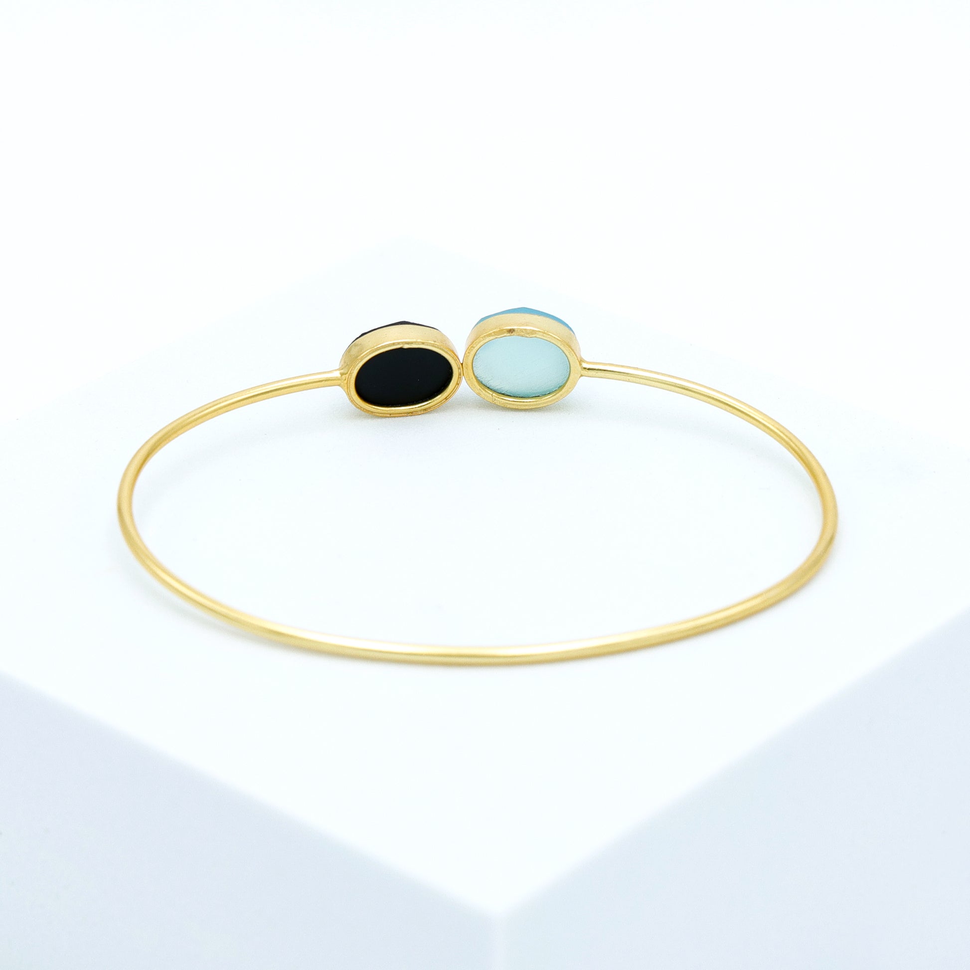 DuaBlueCalcedony_BlackOnyxBangle_ElegantGold-PlatedGemstoneBracelet_6