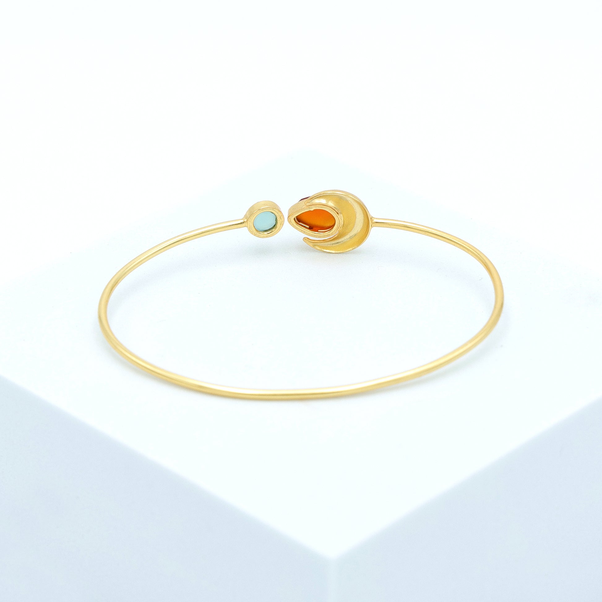 DuaBlueCalcedony_CarnelianCalcedonyBangle_ChicMulticolorGold-PlatedJewelry
