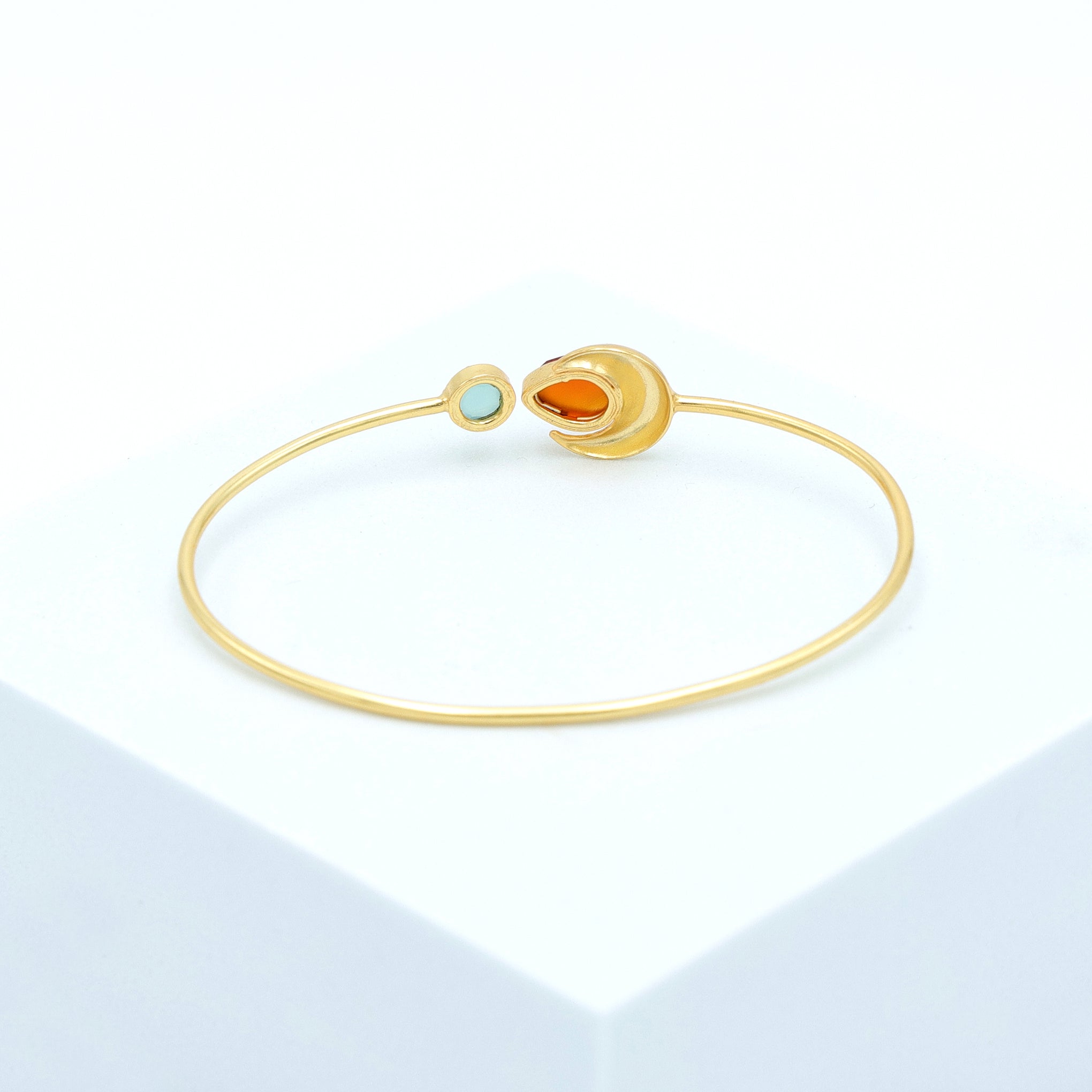 DuaBlueCalcedony_CarnelianCalcedonyBangle_ChicMulticolorGold-PlatedJewelry