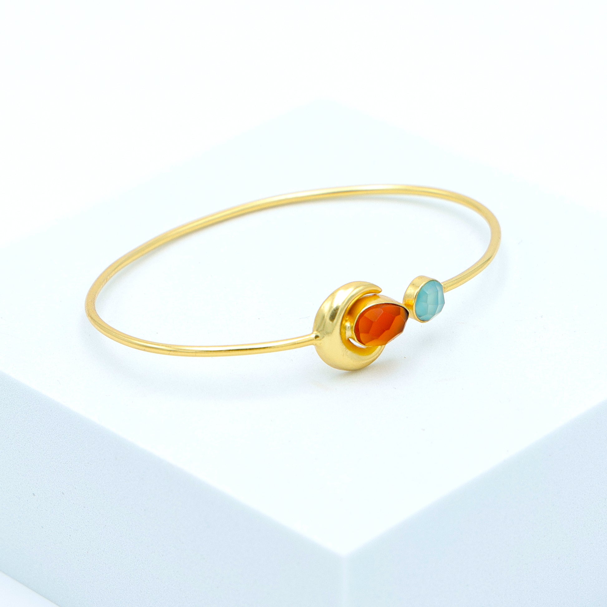 DuaBlueCalcedony_CarnelianCalcedonyBangle_ChicMulticolorGold