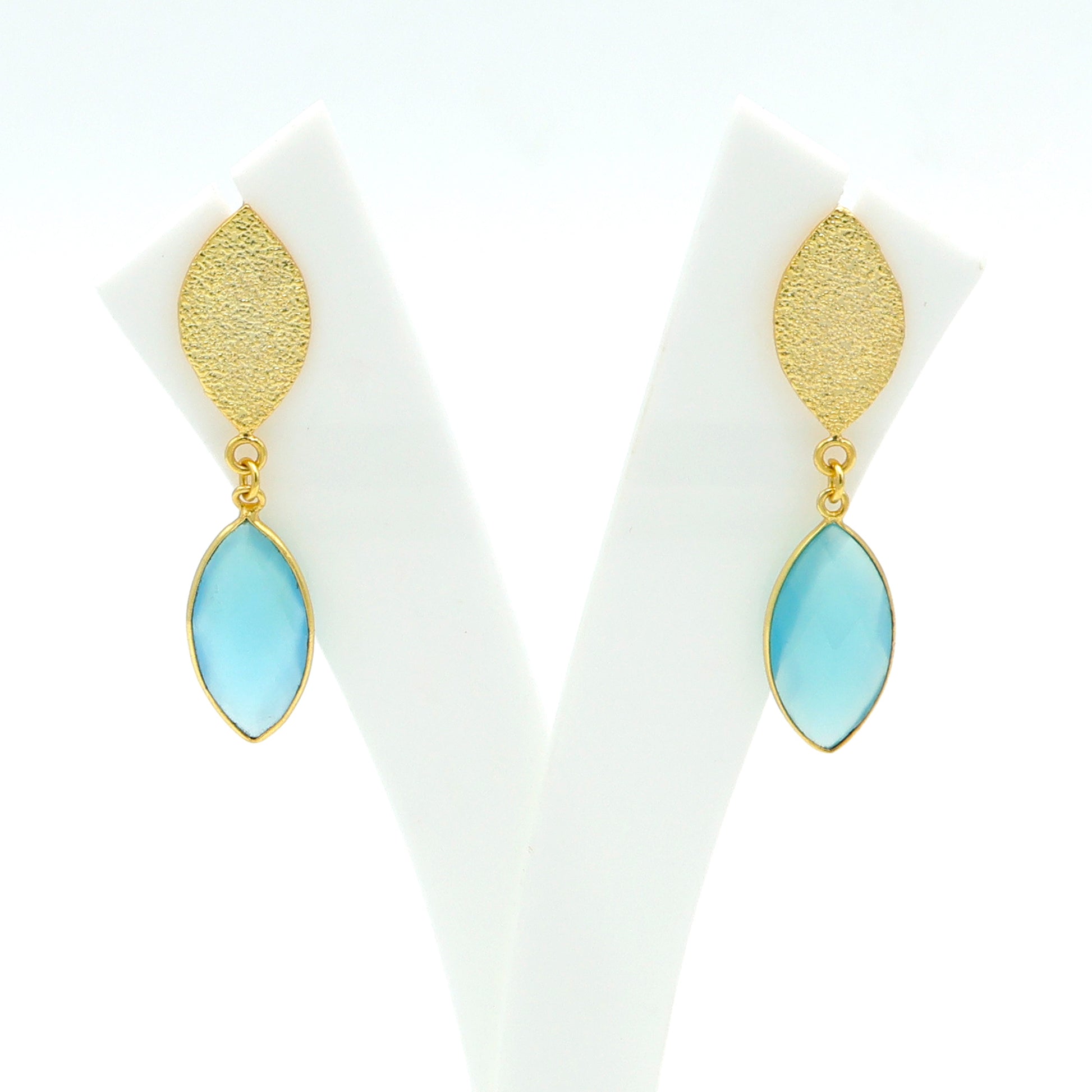 DuaBlueChalcedonyMarquiseEarrings_HandcraftedGold-PlatedElegantJewelry_2