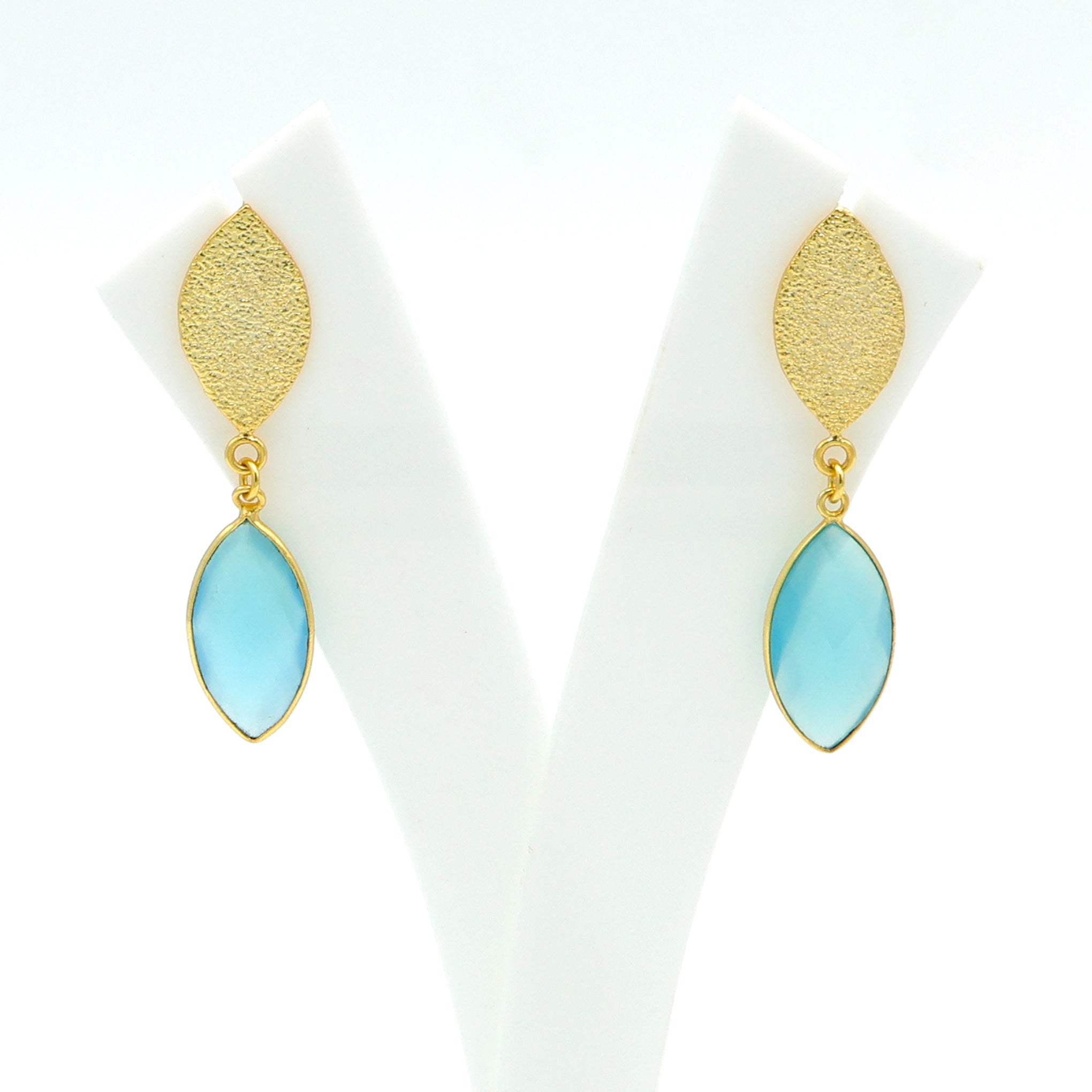 DuaBlueChalcedonyMarquiseEarrings_HandcraftedGold-PlatedElegantJewelry_2