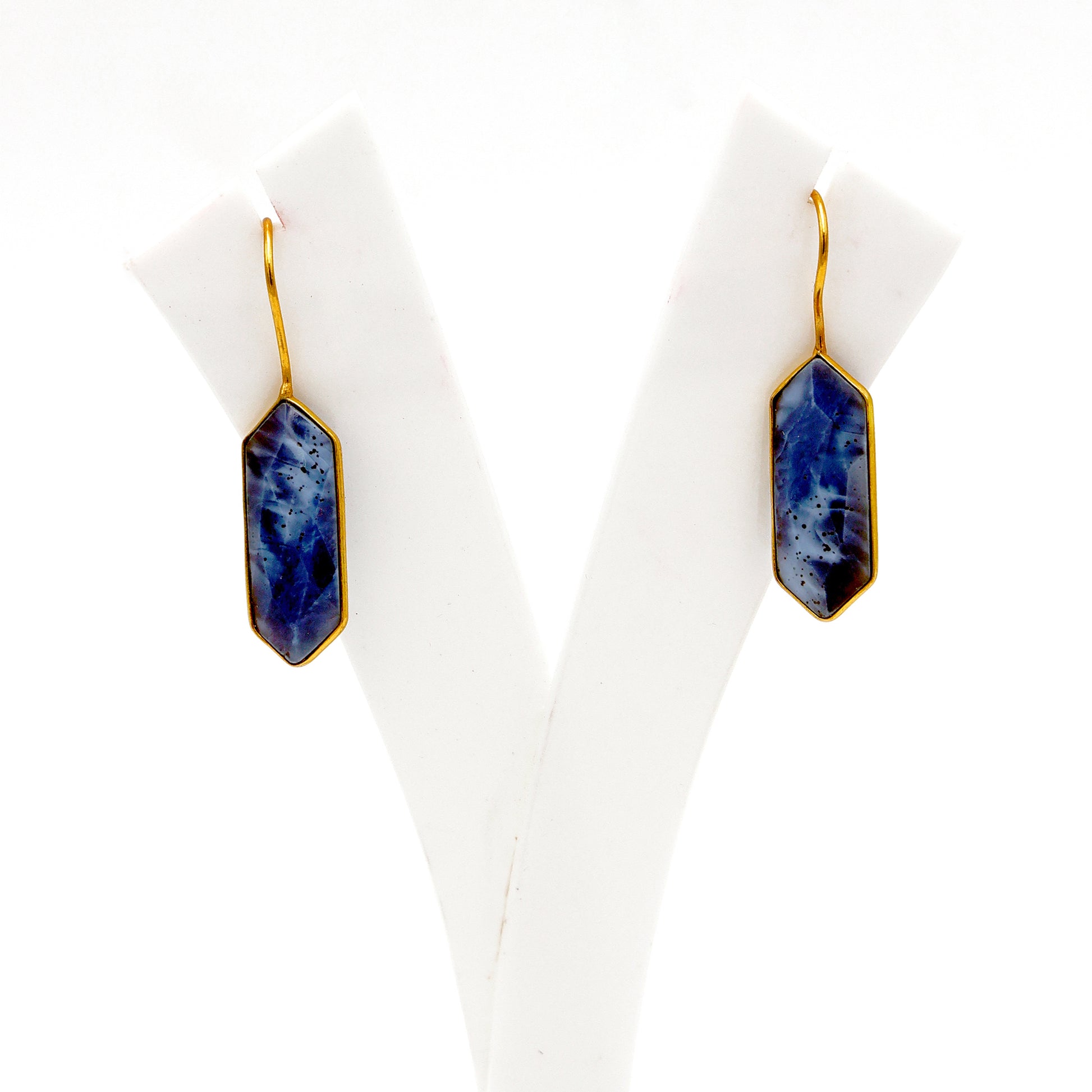 DuaBlueOpalLongMarquiseEarrings_HandmadeGold-PlatedElegantJewelry