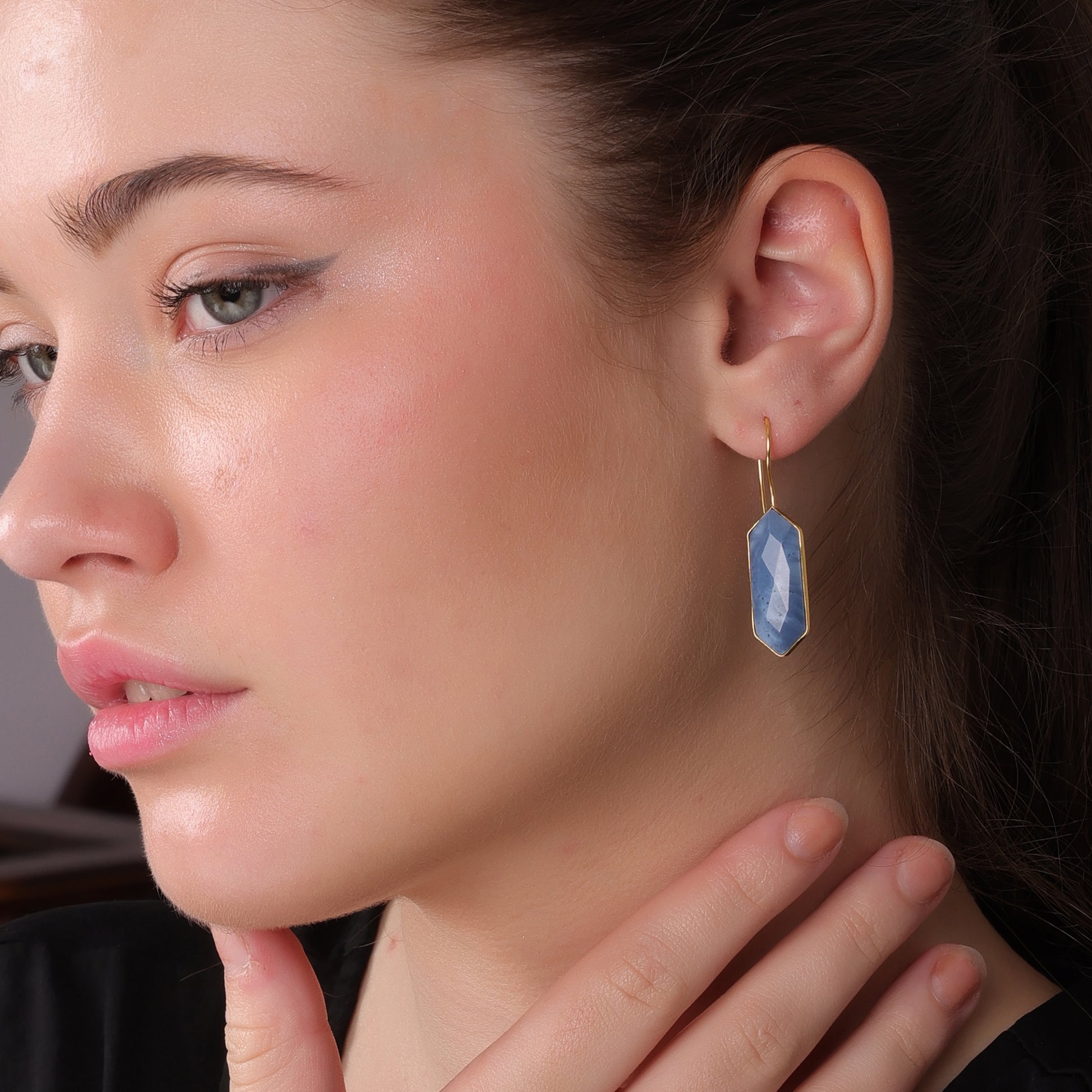 DuaBlueOpalLongMarquiseEarrings_HandmadeGold