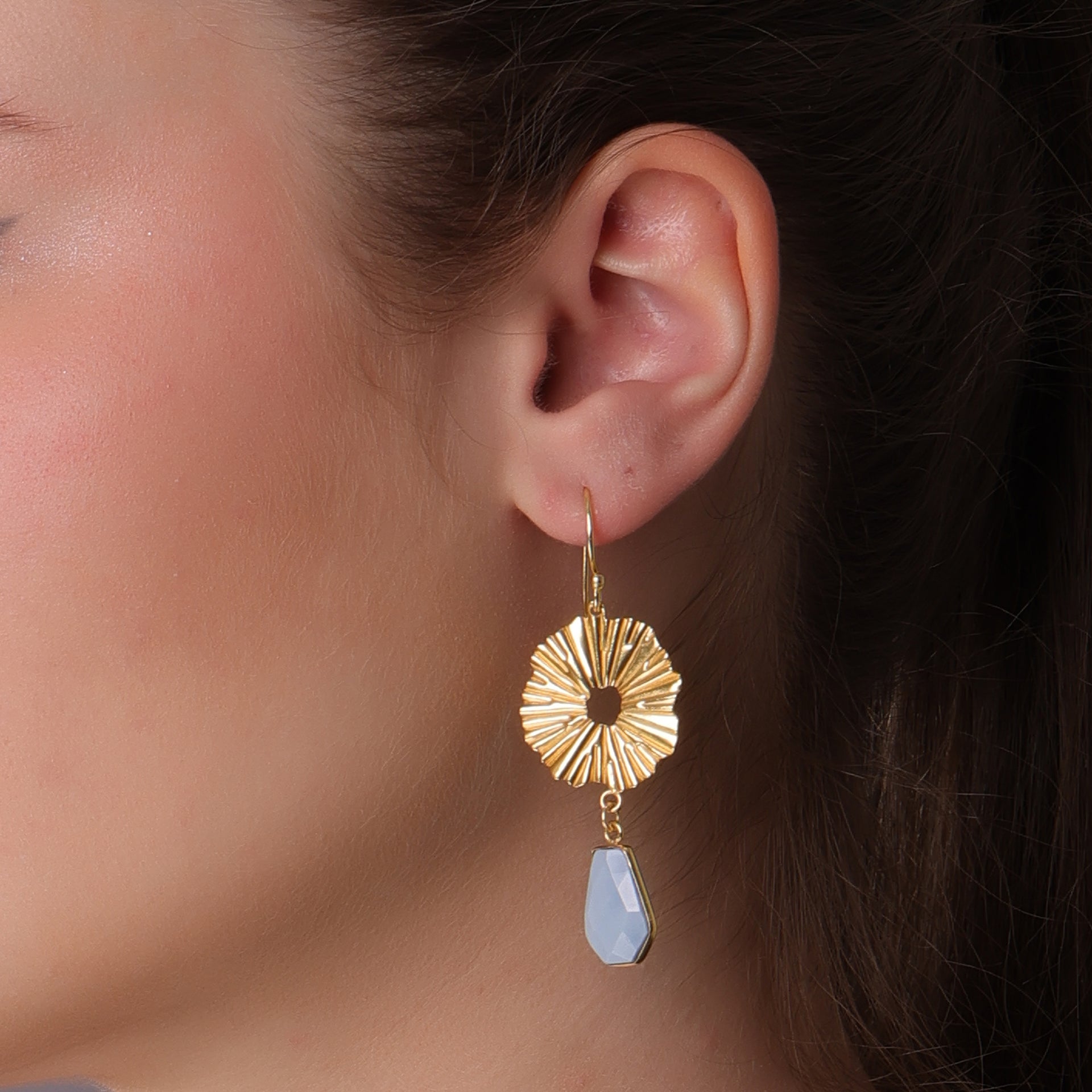 DuaBlueOpalWideHexagonEarrings_HandmadeGold-PlatedStatementJewelry_2