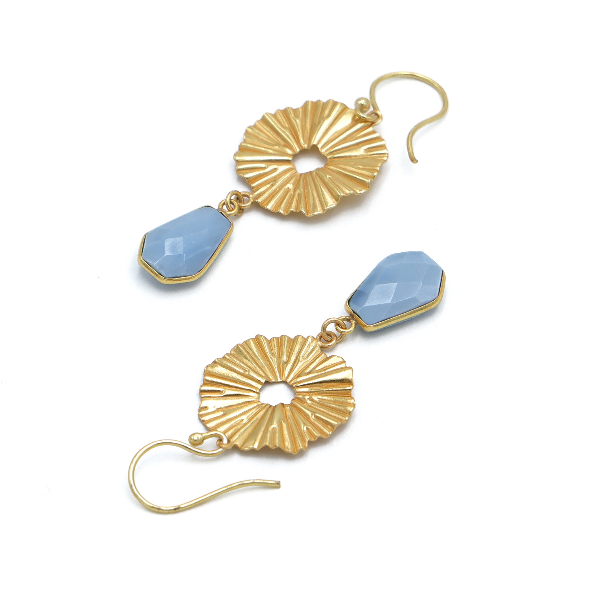 DuaBlueOpalWideHexagonEarrings_HandmadeGold-PlatedStatementJewelry_6