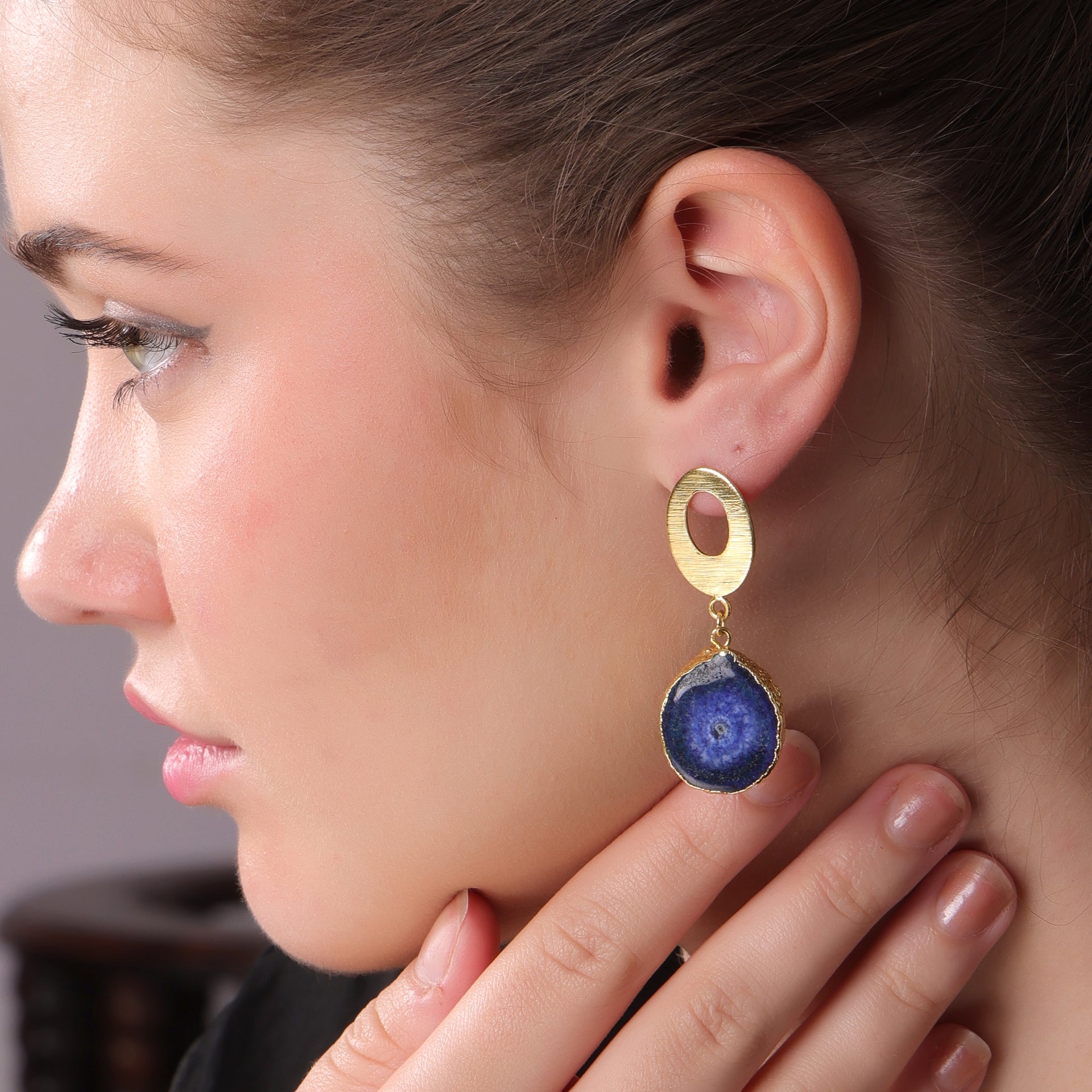 DuaBlueSolarQuartzEarrings_HandmadeGold-PlatedElegantJewelry_2