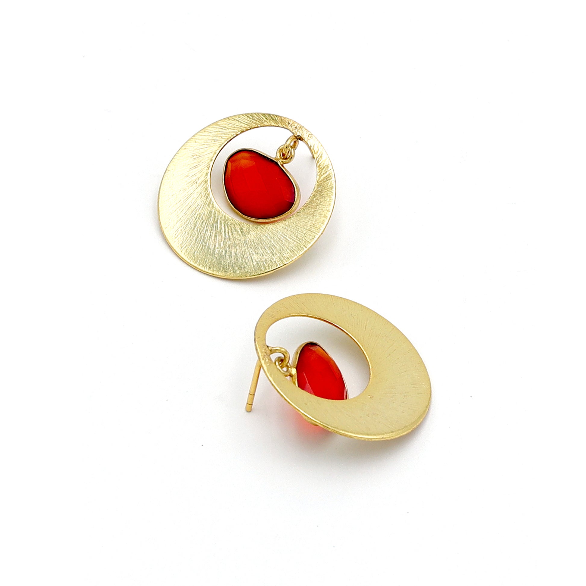 DuaCarnelianChalcedonyEarrings_HandmadeGold-PlatedStatementJewelry_4