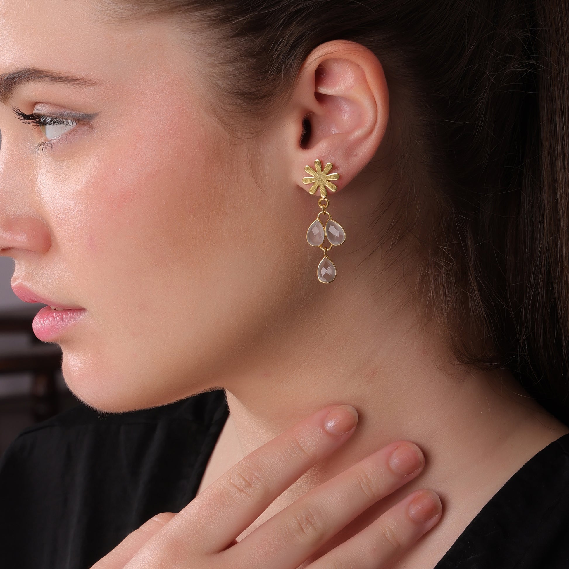 DuaCrystalEarrings_HandmadeGold-PlatedElegantJewelryforWomen