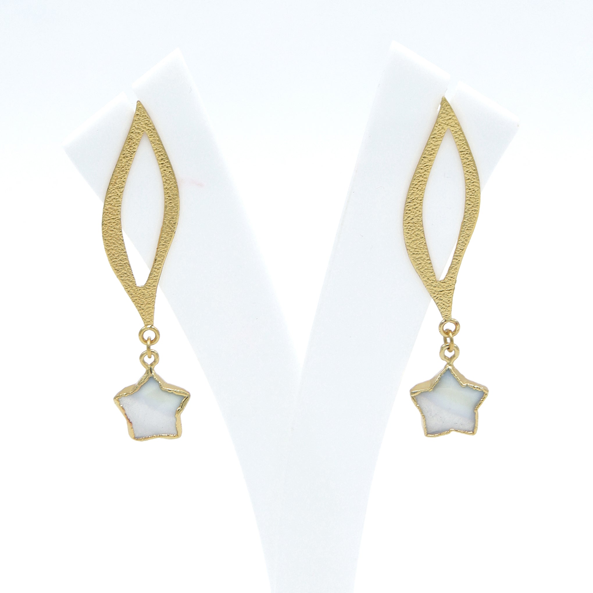 DuaLaceAgateStarEarrings_HandcraftedGold-PlatedStatementJewelry