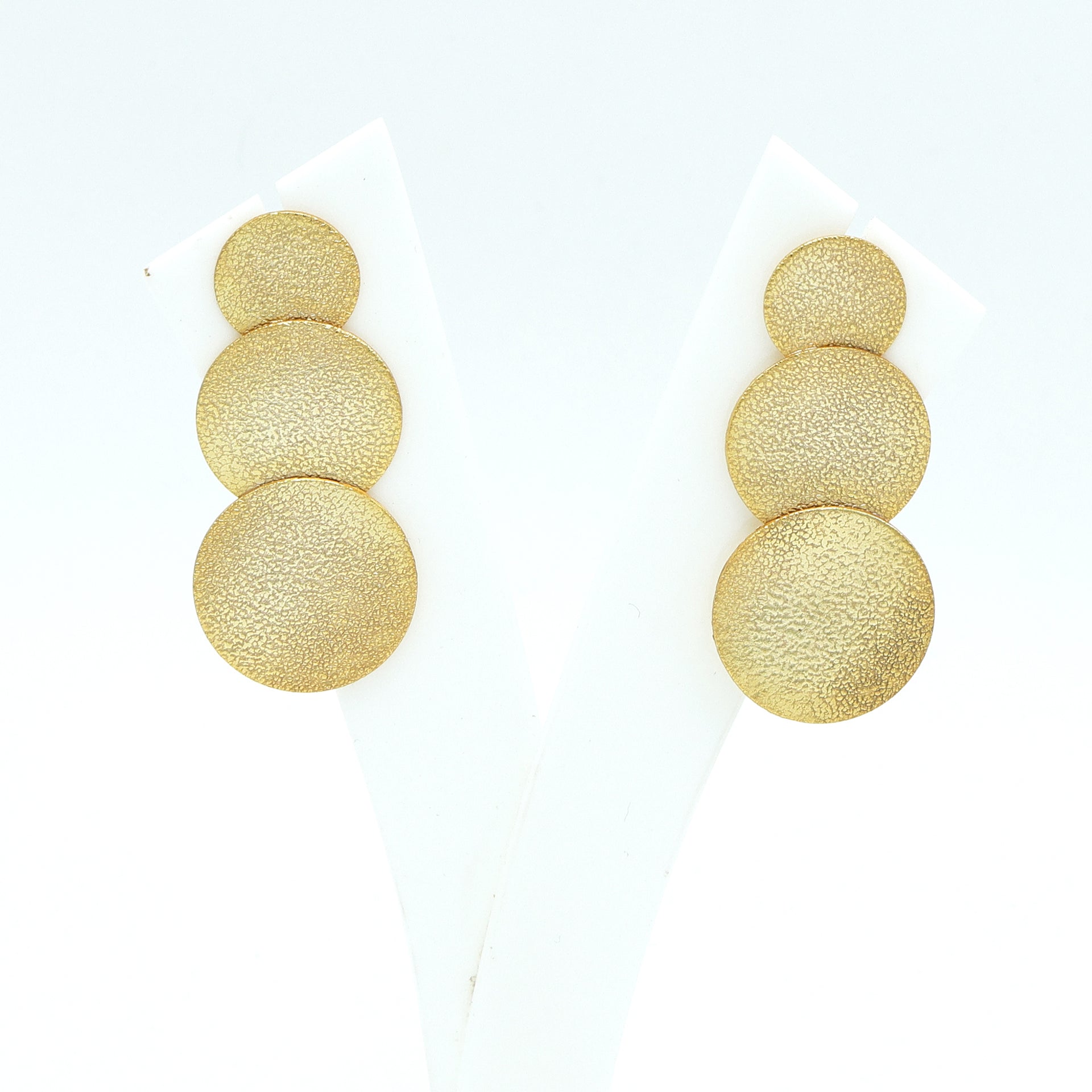 Dua Minimalist Gold-Plated Brass Earrings – Stylish Handcrafted Party Wear for Women