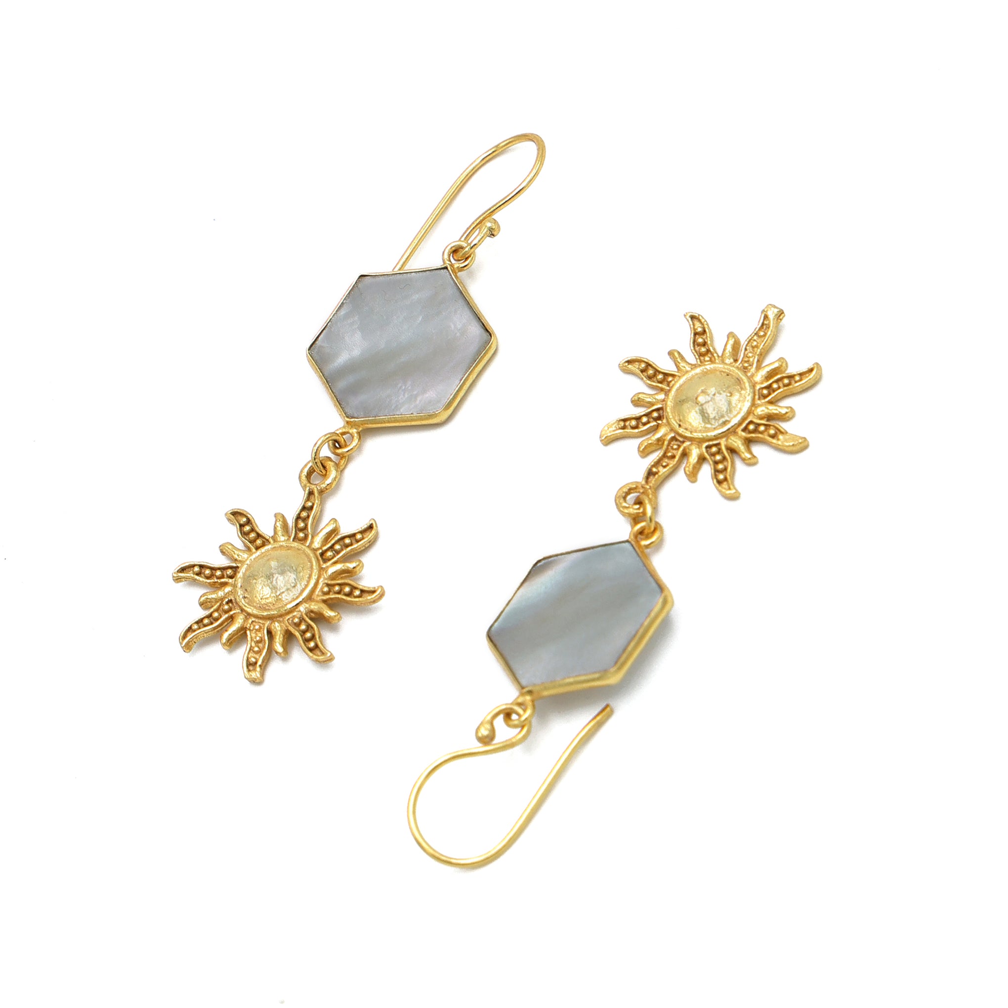 DuaMotherofPearlSunEarrings_Gold-PlatedHandcraftedElegantJewelry