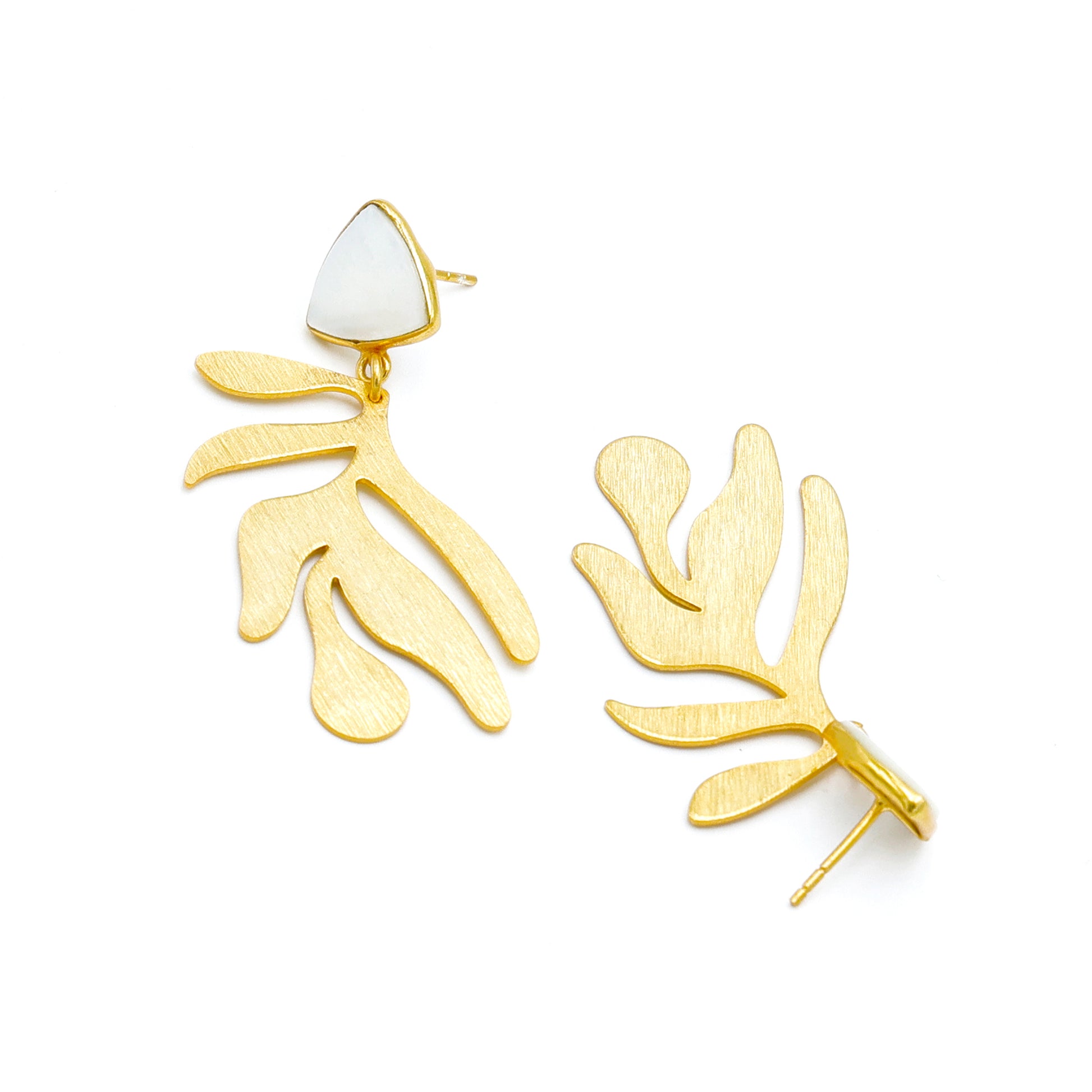DuaMotherofPearlTrillionEarrings_HandmadeGold-PlatedElegantJewelry
