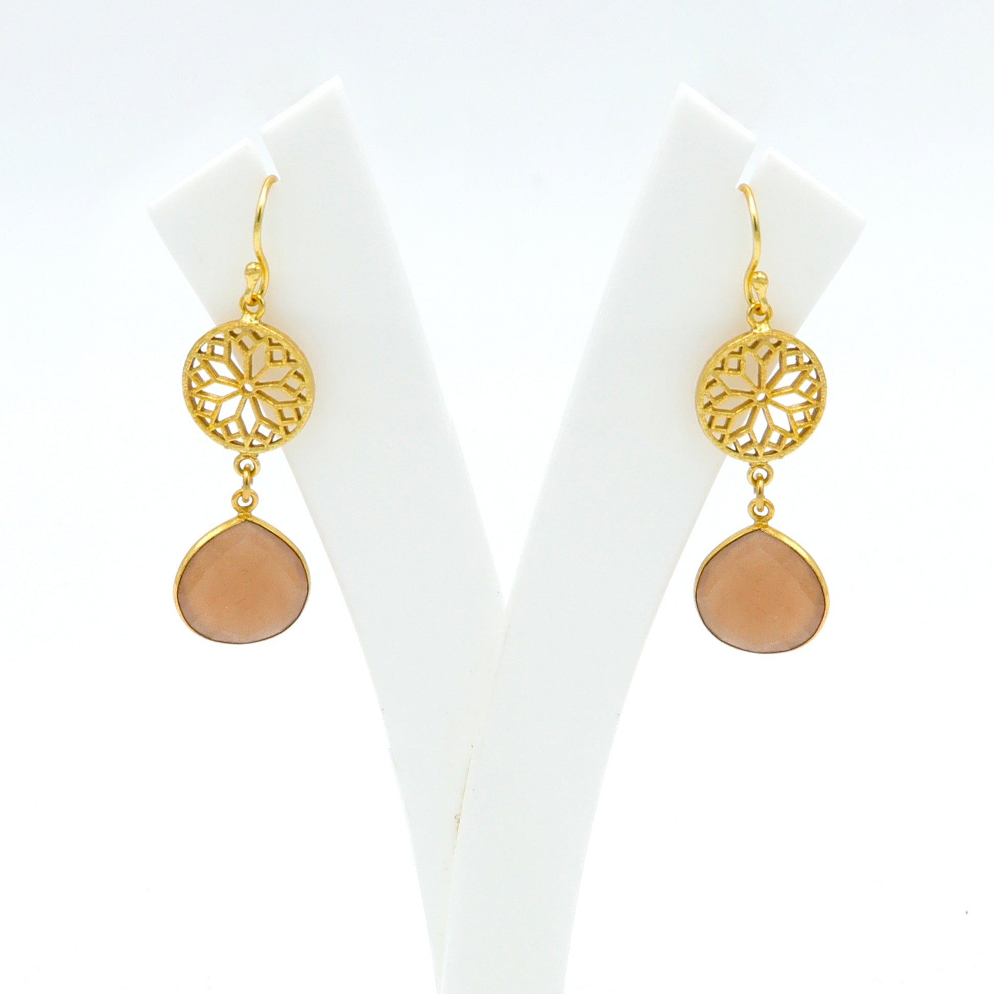 DuaPeachChakraEarrings_HandcraftedGold-PlatedStatementJewelry
