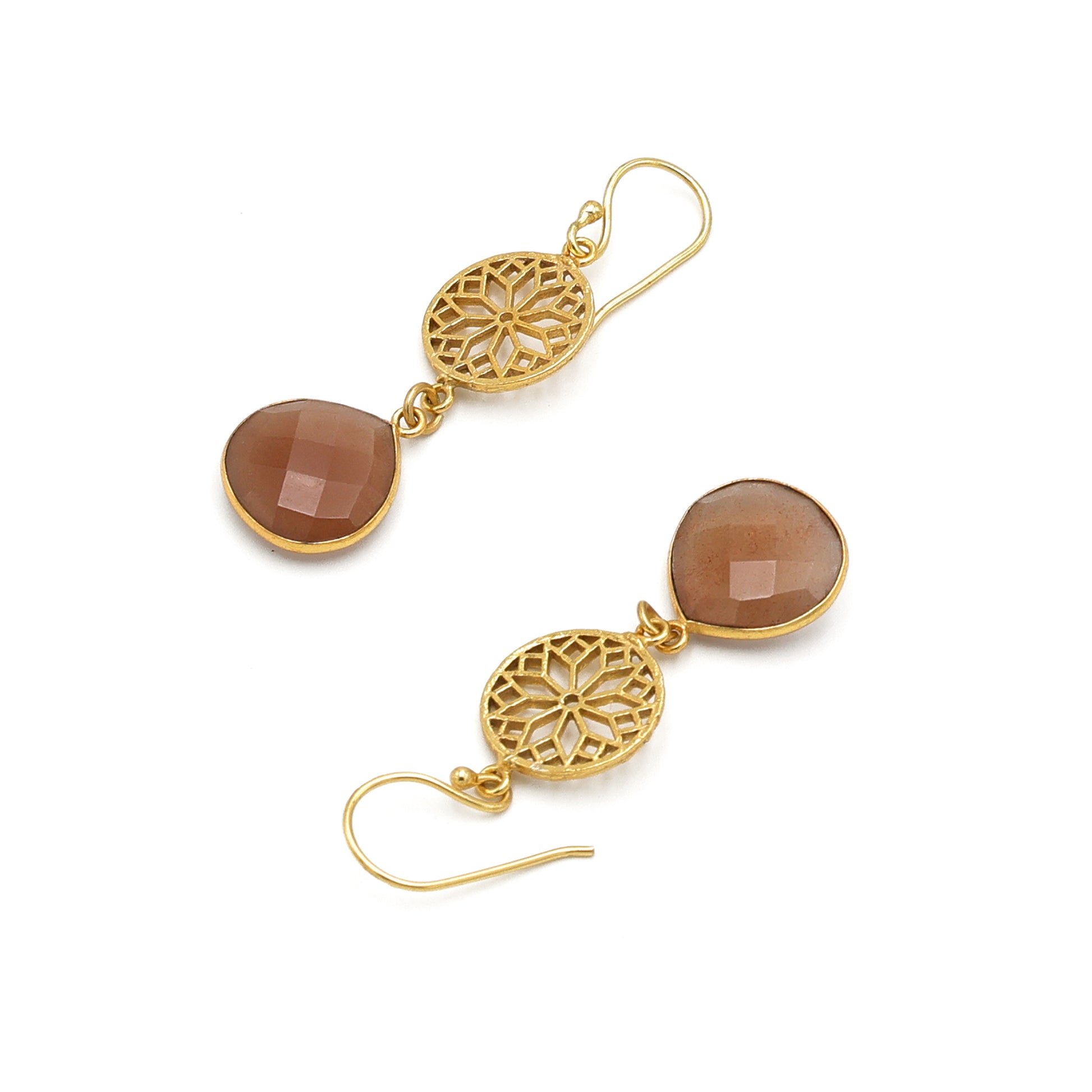DuaPeachChakraEarrings_HandcraftedGold-PlatedStatementJewelry