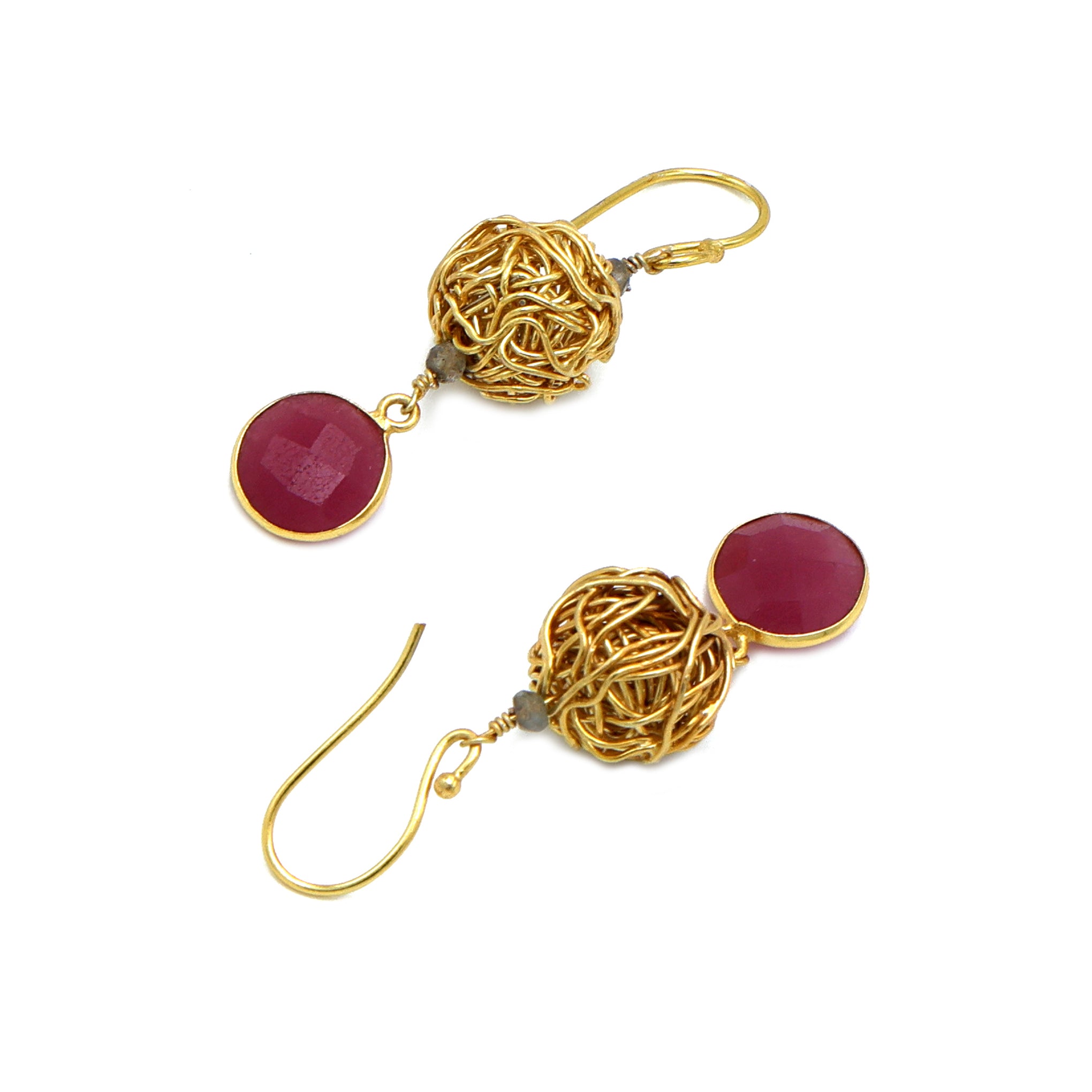 DuaPinkJadeNestEarrings_HandmadeGold-PlatedStatementJewelry_4