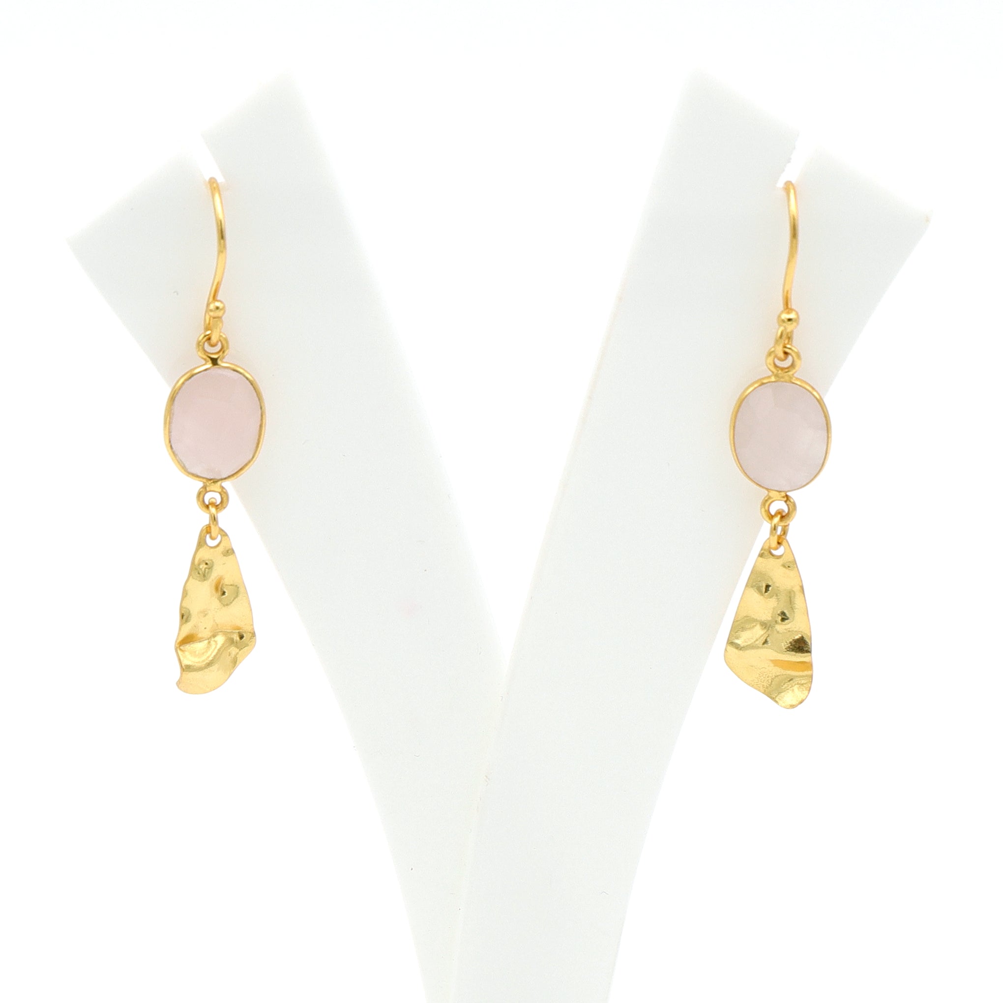 DuaRoseQuartzOvalEarrings_HandmadeGold-PlatedElegantJewelry_7
