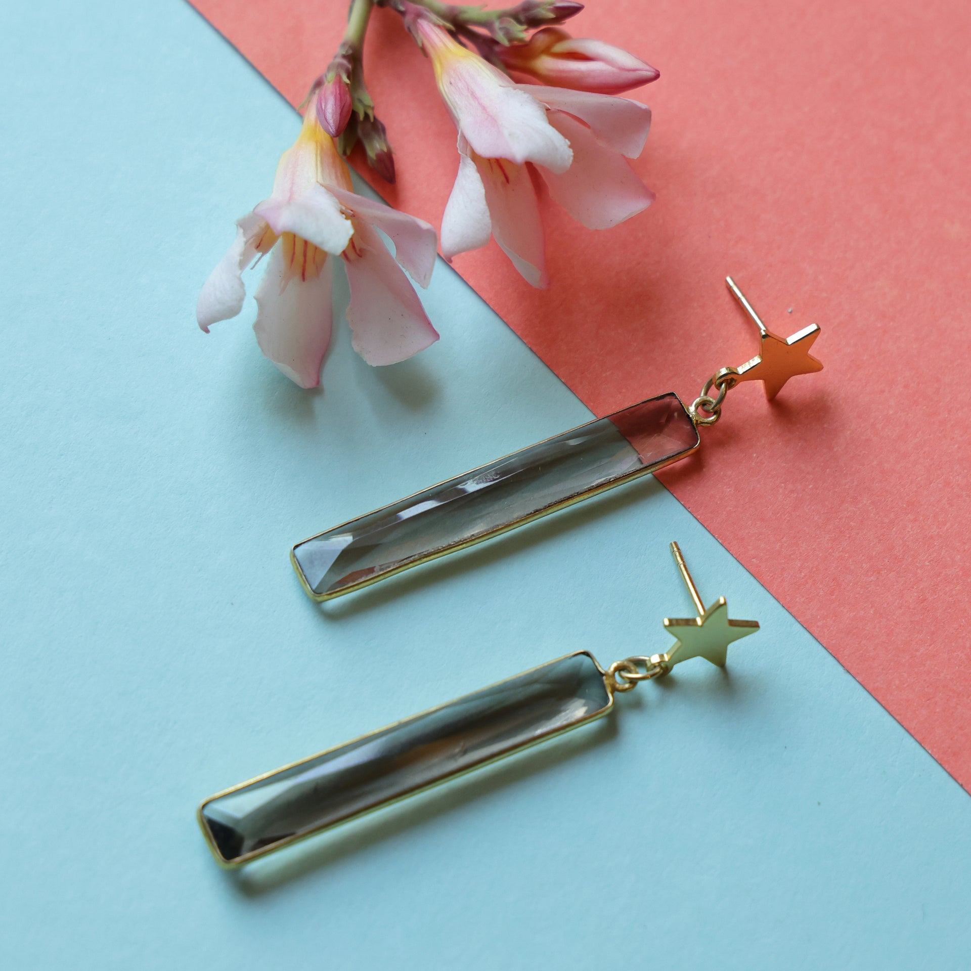 DuaSmokyQuartzRectangleEarrings_HandcraftedGold-PlatedJewelryforWomen_6