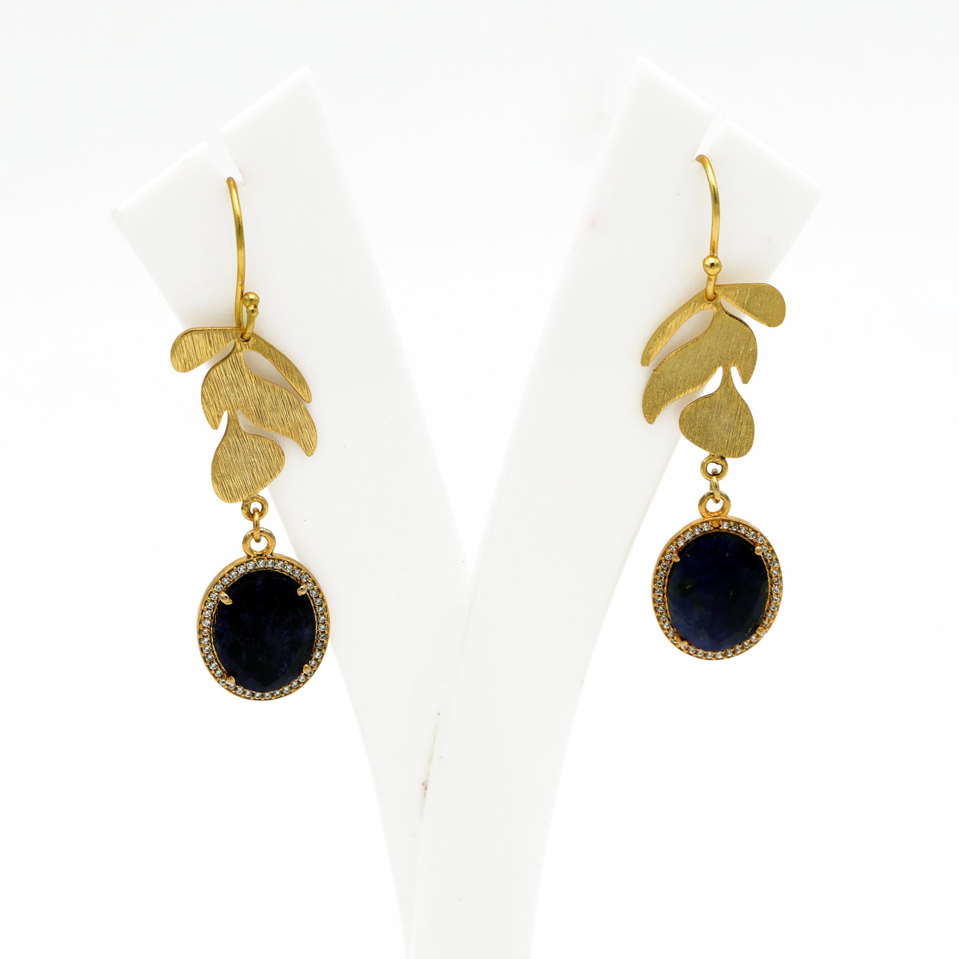 DuaSodaliteCZEarrings_HandcraftedGold-PlatedElegantJewelryforWomen