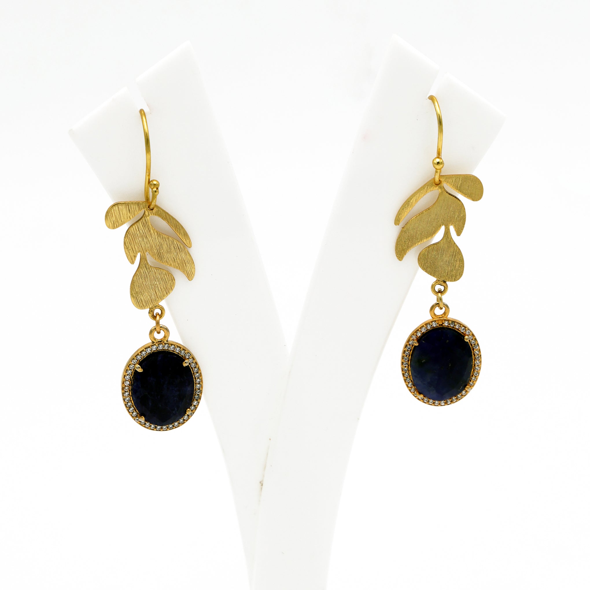 DuaSodaliteCZEarrings_HandcraftedGold-PlatedElegantJewelryforWomen