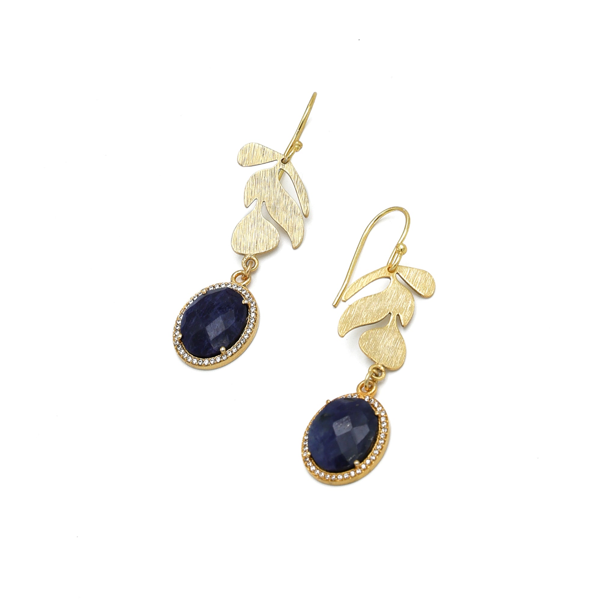 DuaSodaliteCZEarrings_HandcraftedGold