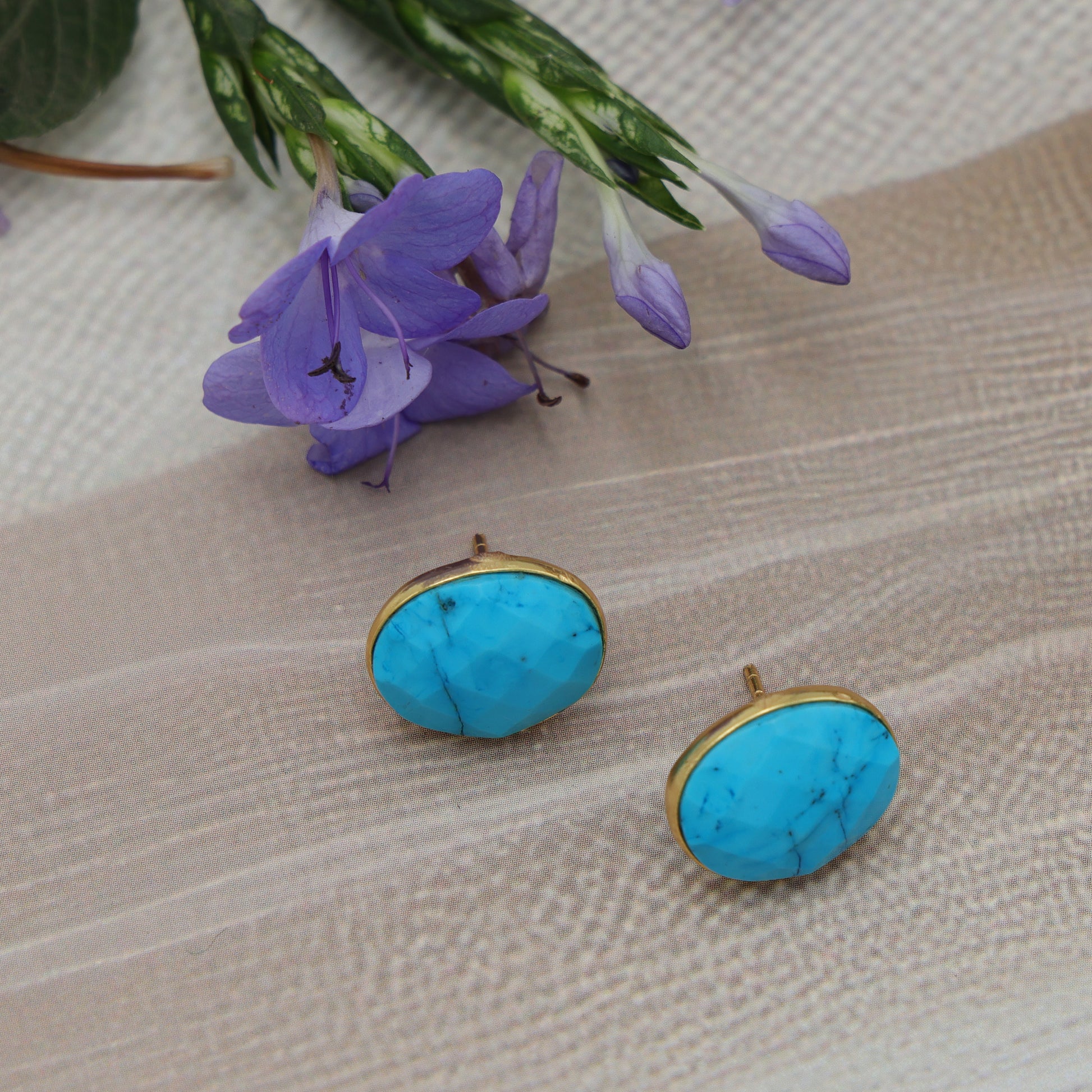 DuaTurquoiseOvalStudEarrings_HandmadeGold-PlatedElegantJewelry_6