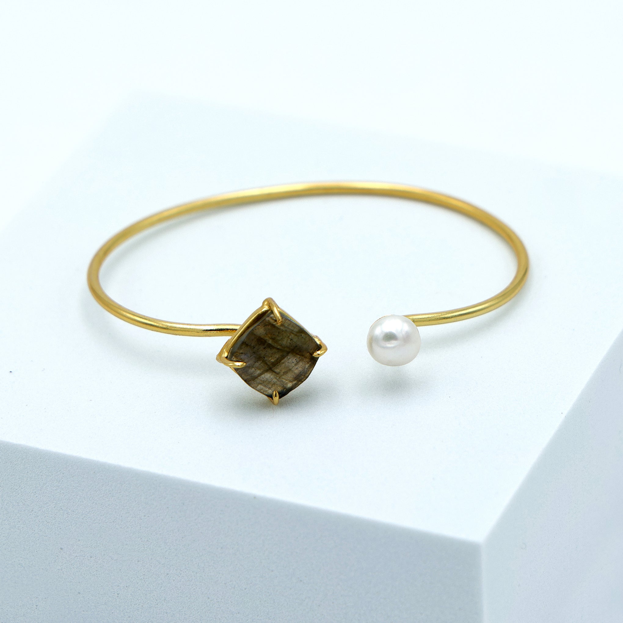 Labradorite_PearlBangle_HandmadeGoldPlatedBrassBraceletforWomen