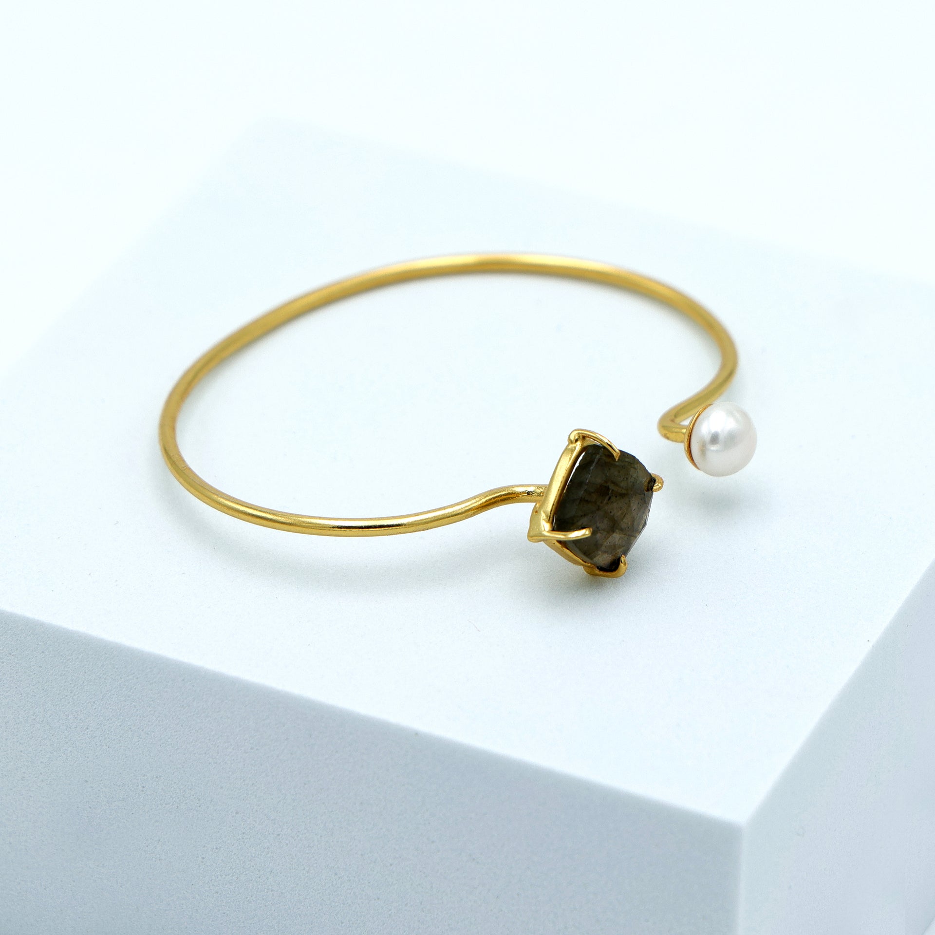 Labradorite_PearlBangle_HandmadeGoldPlatedBrassBraceletforWomen